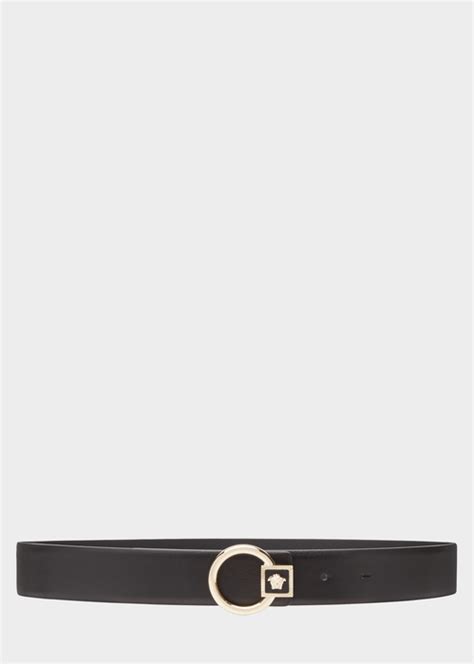 versace dv one leather belt|Versace ladies belt.